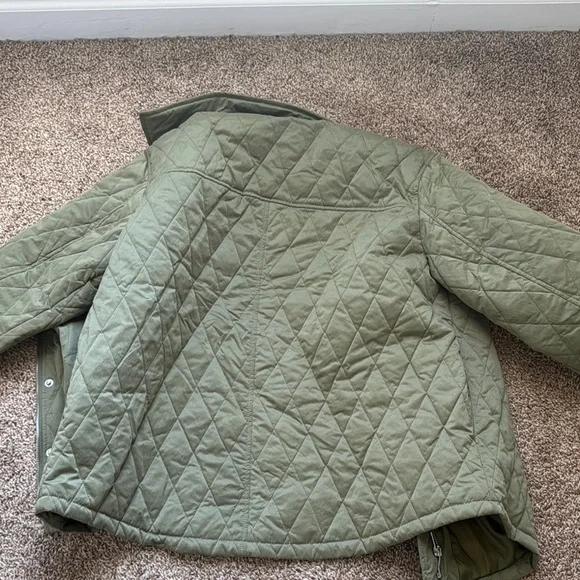 Small Levi's Quilted Green Jacket for womem - Picture 5 of 5